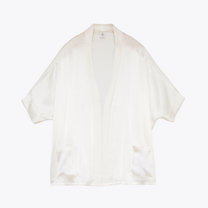 Short Robe Orione ☾ Pearl White